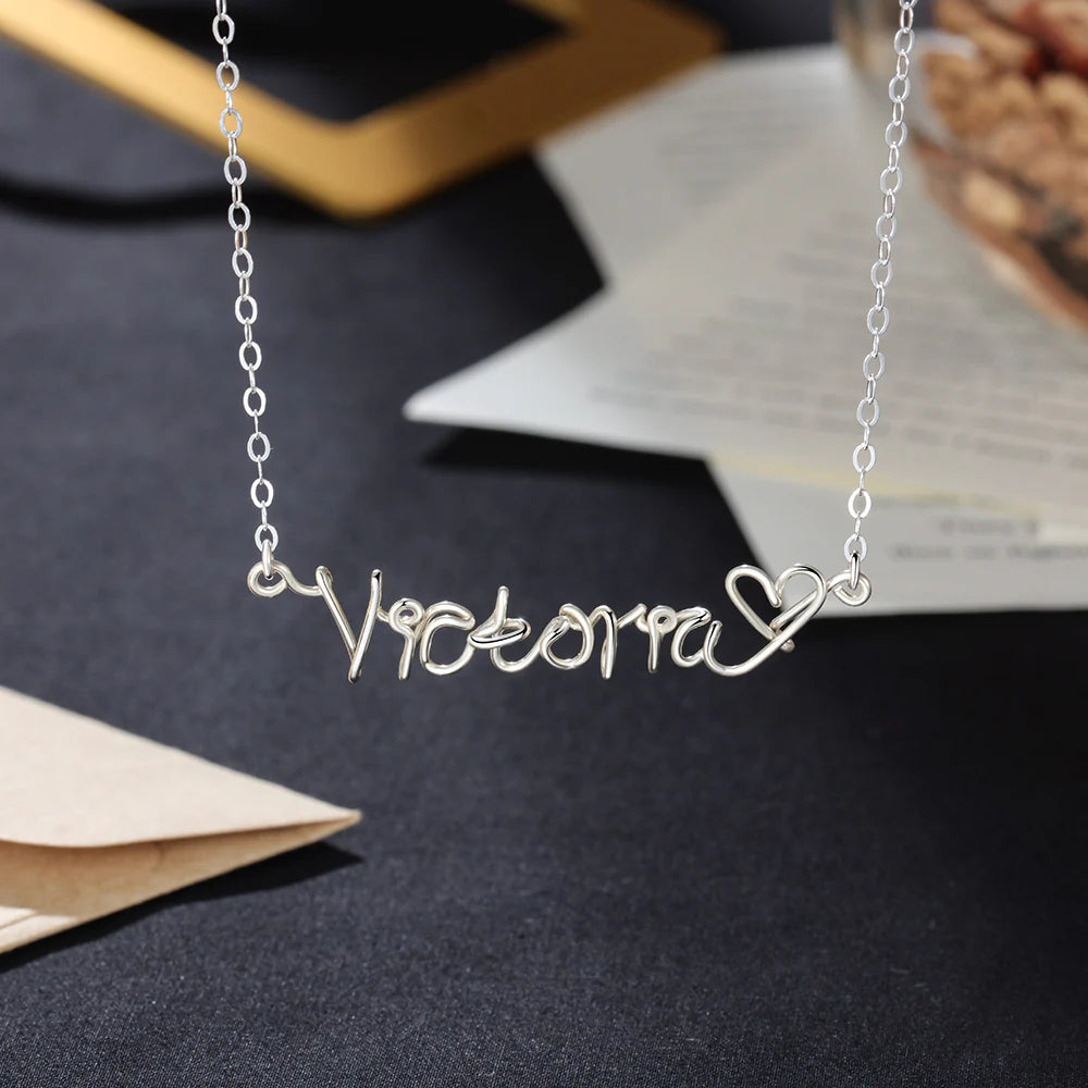 925 Sterling Silver Custom Name Necklace